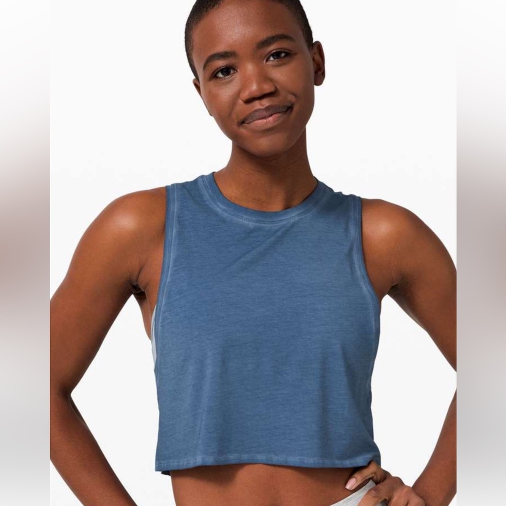 lululemon athletica Blue Muscle Tee